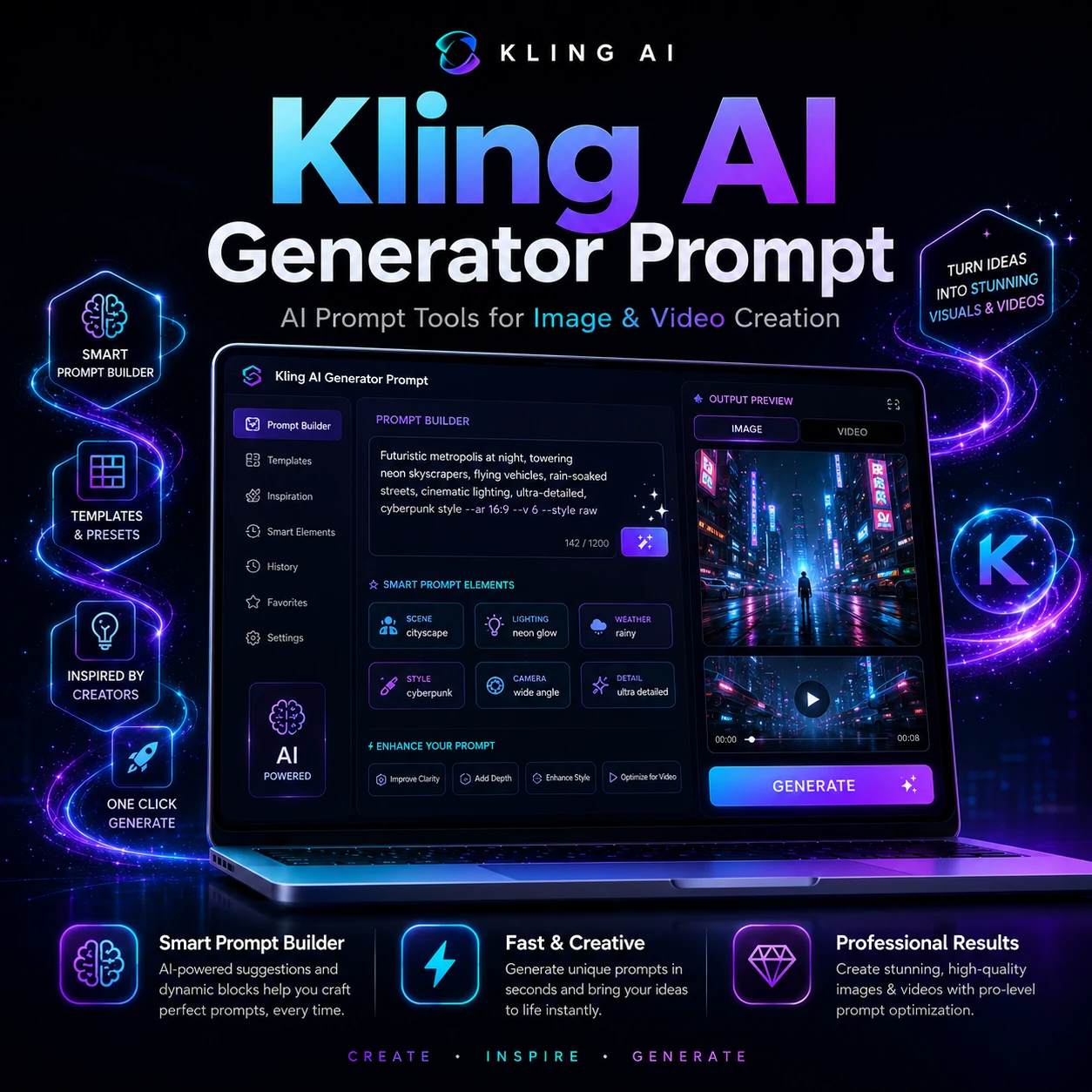 Kling AI Generator Prompt