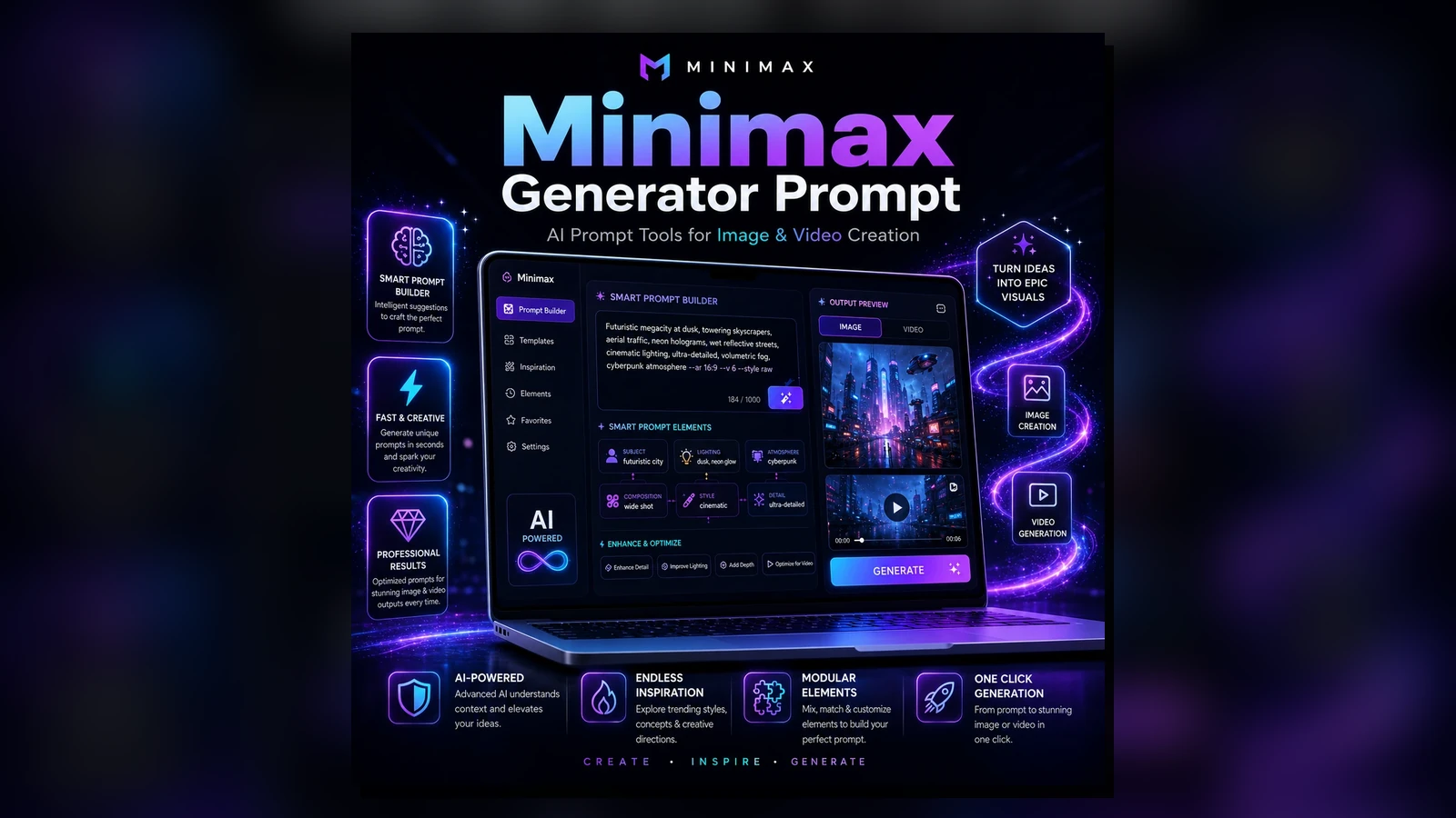Minimax Prompt Workflow for Short Commercial Videos