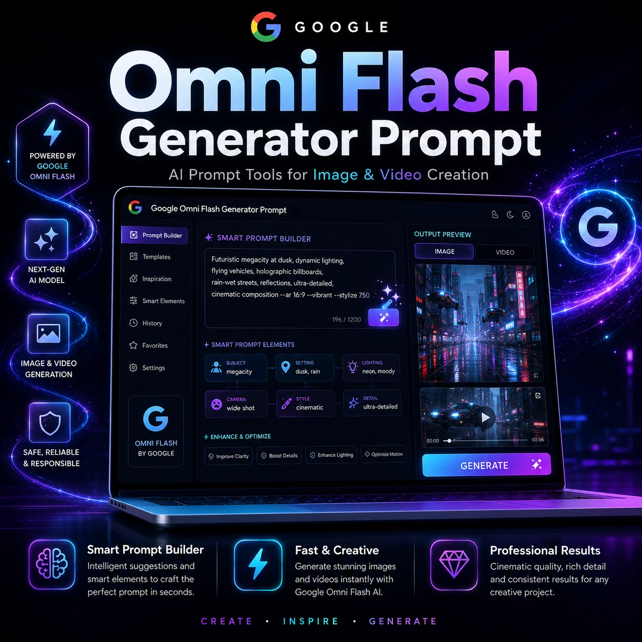 Google Omni Flash Generator Prompt
